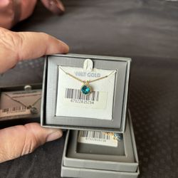 Silver Gold Necklaces Child 