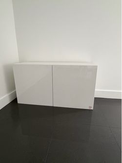 Ikea white cabinet to hang on wall or on floor $70  Filing cabinet drawer $40