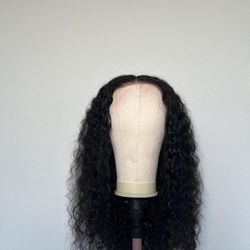 Human Hair Curly Wig 