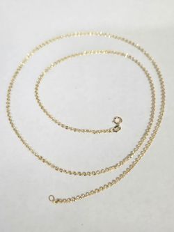 14kt Gold Diamond-Cut Chain 20"