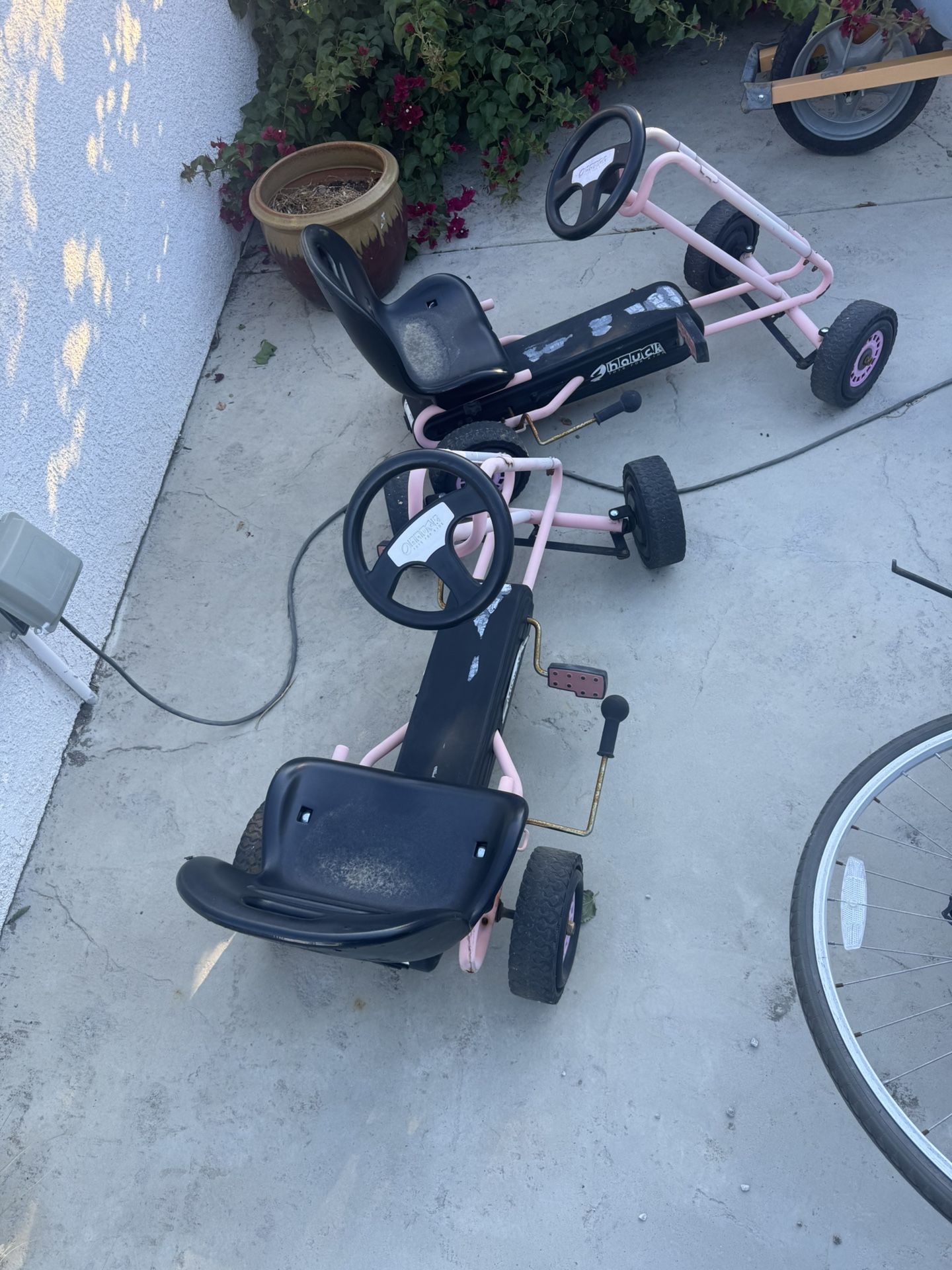 2 Hauk Kids Peddler Go Karts