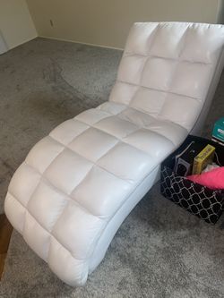 White Chaise Lounge