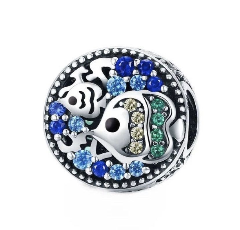 Fish Silver Charm S925