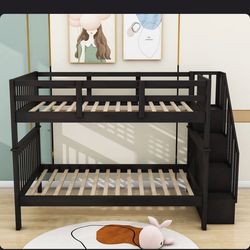 Dilany Kids Full Over Full Bunk Bed from Wayfair