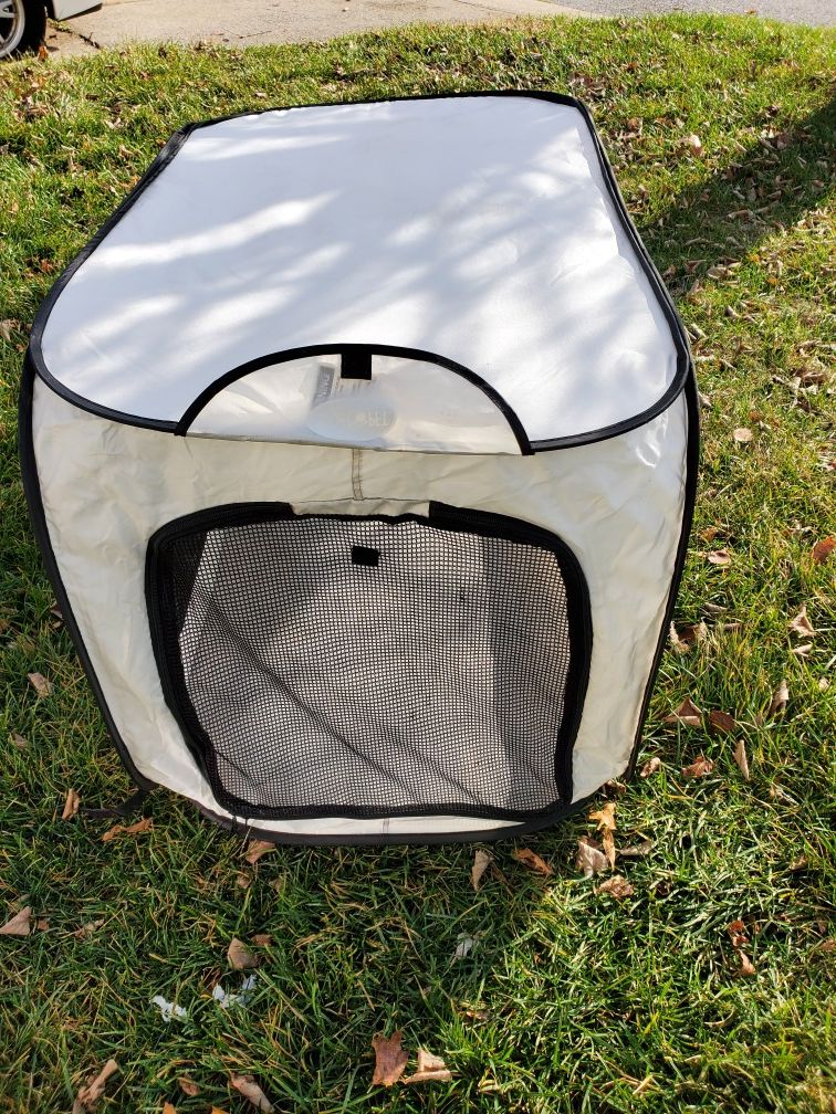 Sport pet pop open kennel
