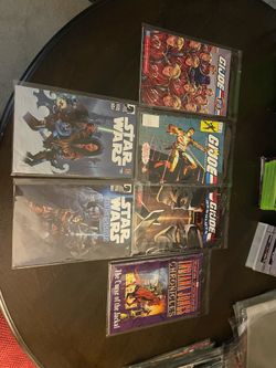 GIJOE and Star Wars/ Indiana Jones Comics