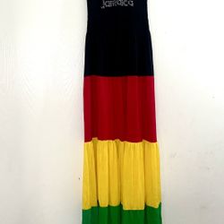 Rasta Dress One Size