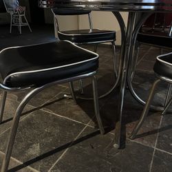 60’s Style Chrome Table 