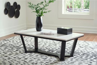 Marble coffee table
