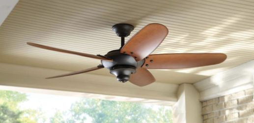 60 in. Indoor/Outdoor Oil-Rubbed Bronze Ceiling Fan
