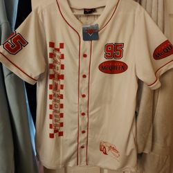 Lightning McQueen Baseball Jersey 