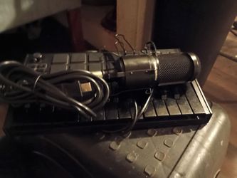 beat maker and a microphone