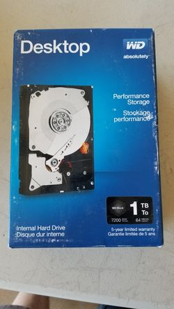WD - Black Performance 1TB Internal SATA Hard Drive for Desktops
