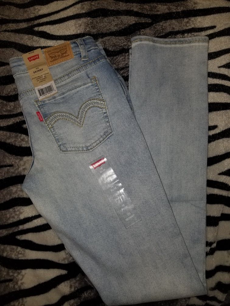 Girls size 14 slim skinny Levi's