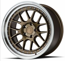 18x8.5 AodHan DS06 Bronze w/Machined Lip Wheels