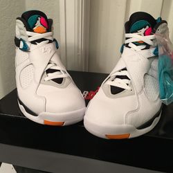 Air Jordan 8’s  ( South Beach)