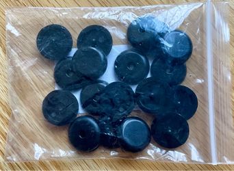 9 Pairs Seat Belt Button Buckle Stop - Universal Fit Stopper Kit Black