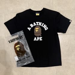 Black Bape Shirt Size L 