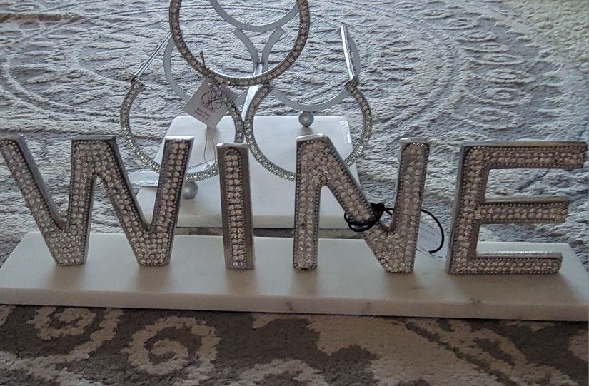 Wine Rack And Sign
