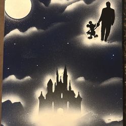 Walt Disney Spray Painting 