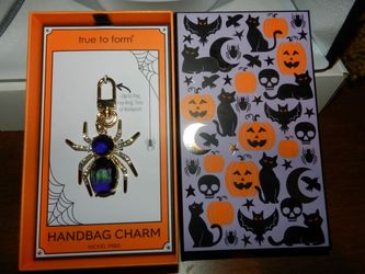NEW True to Form Halloween Spider Bag Charm