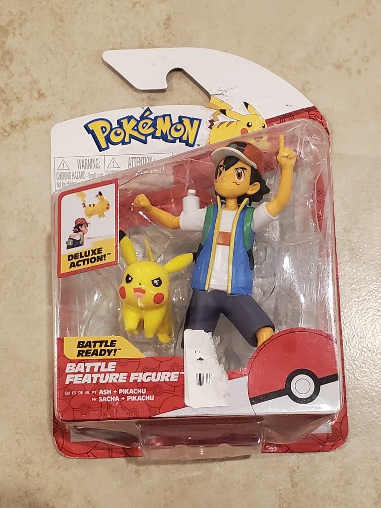 Boneco Pokémon Battle Feature Figure - Deluxe Action - Jazwares