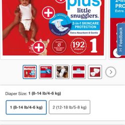 Huggies Little Snuggles Plus Size 1