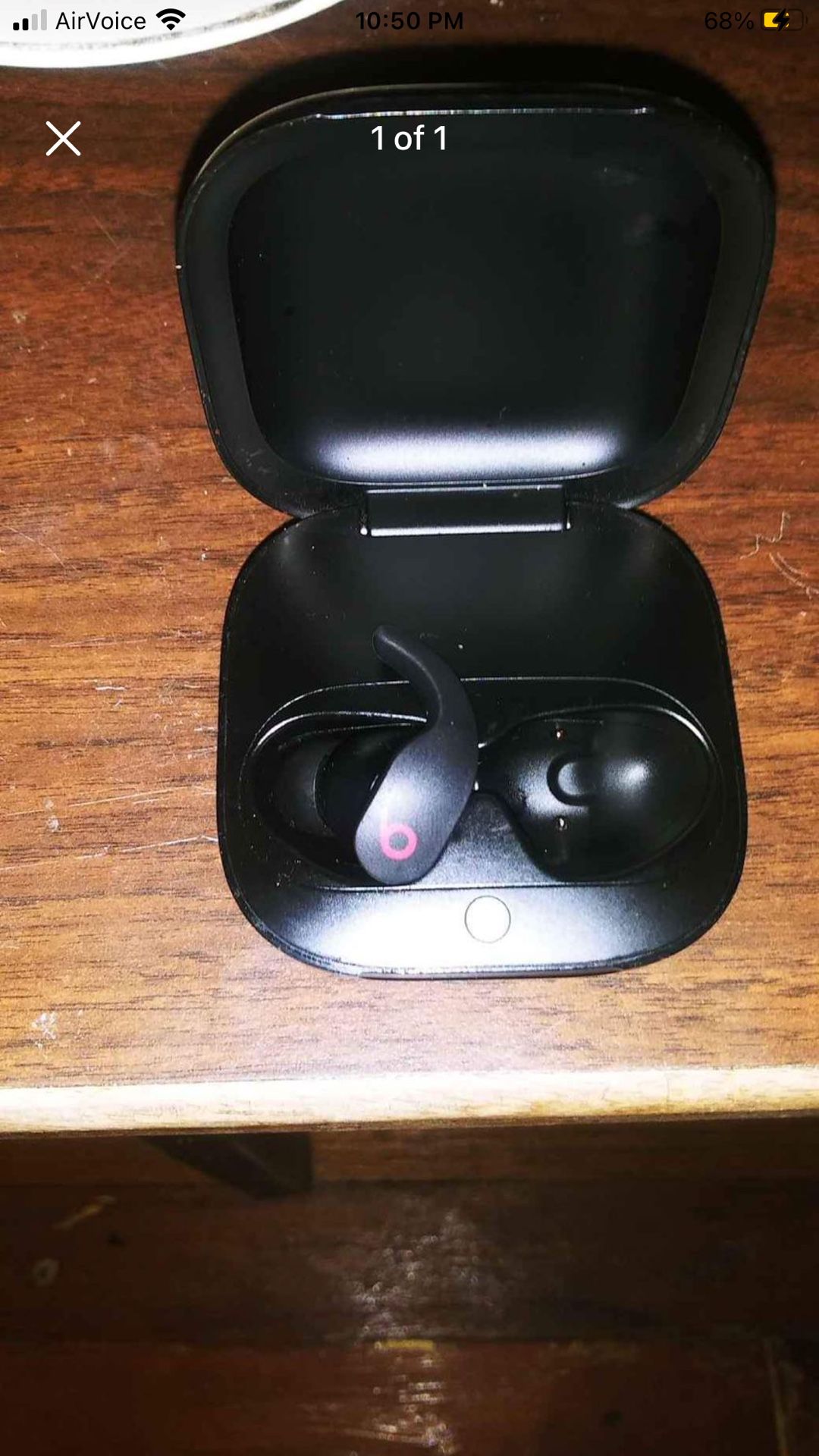 One Left Beats Earbud And Charging Case For Sale.