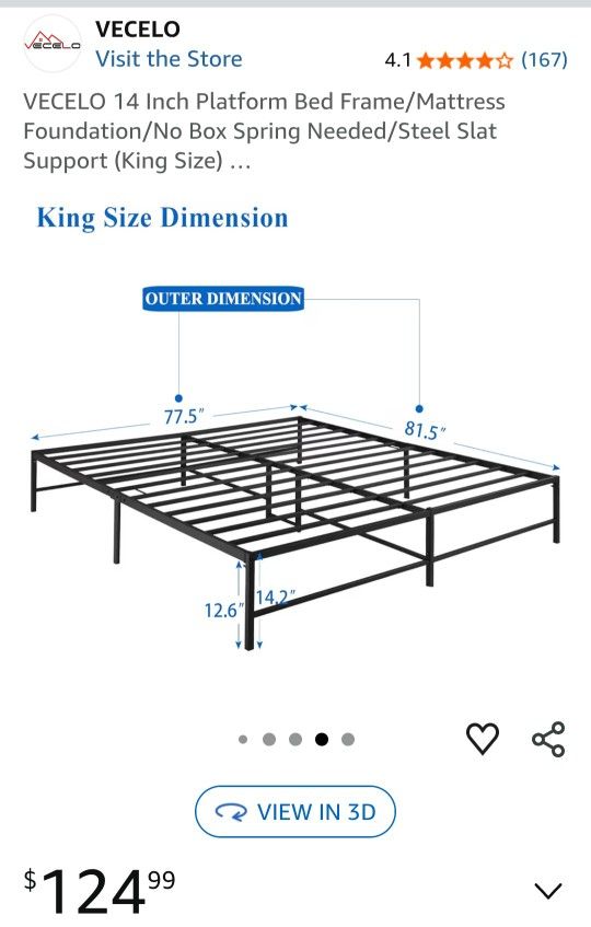 King Size Bed Frame