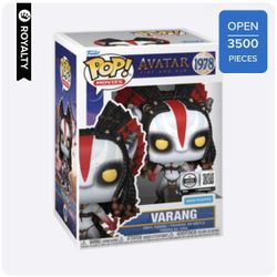Funko POP Royalty Avatar Varang #1978 LE 3500