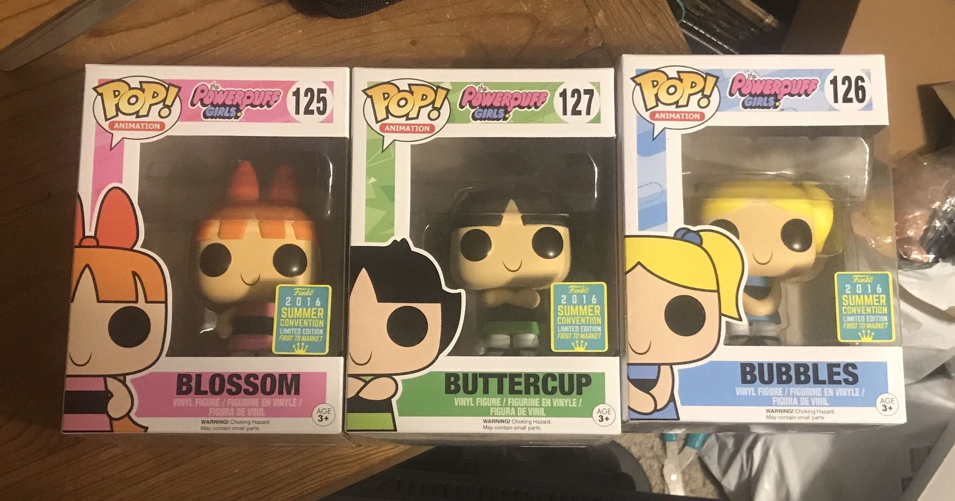 Funko Pop! Powerpuff Girls SDCC Set 3o