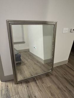 LARGE FRAMED WALL MIRROR