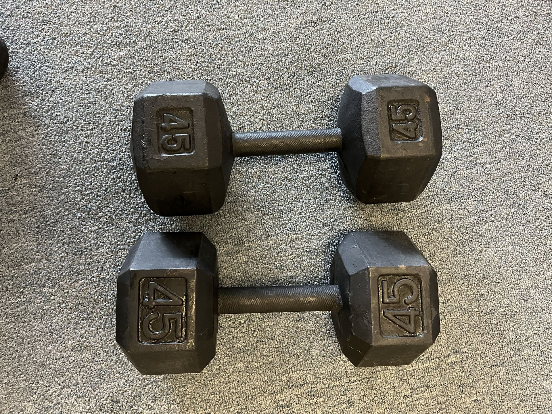 45 Lbs Dumbbells