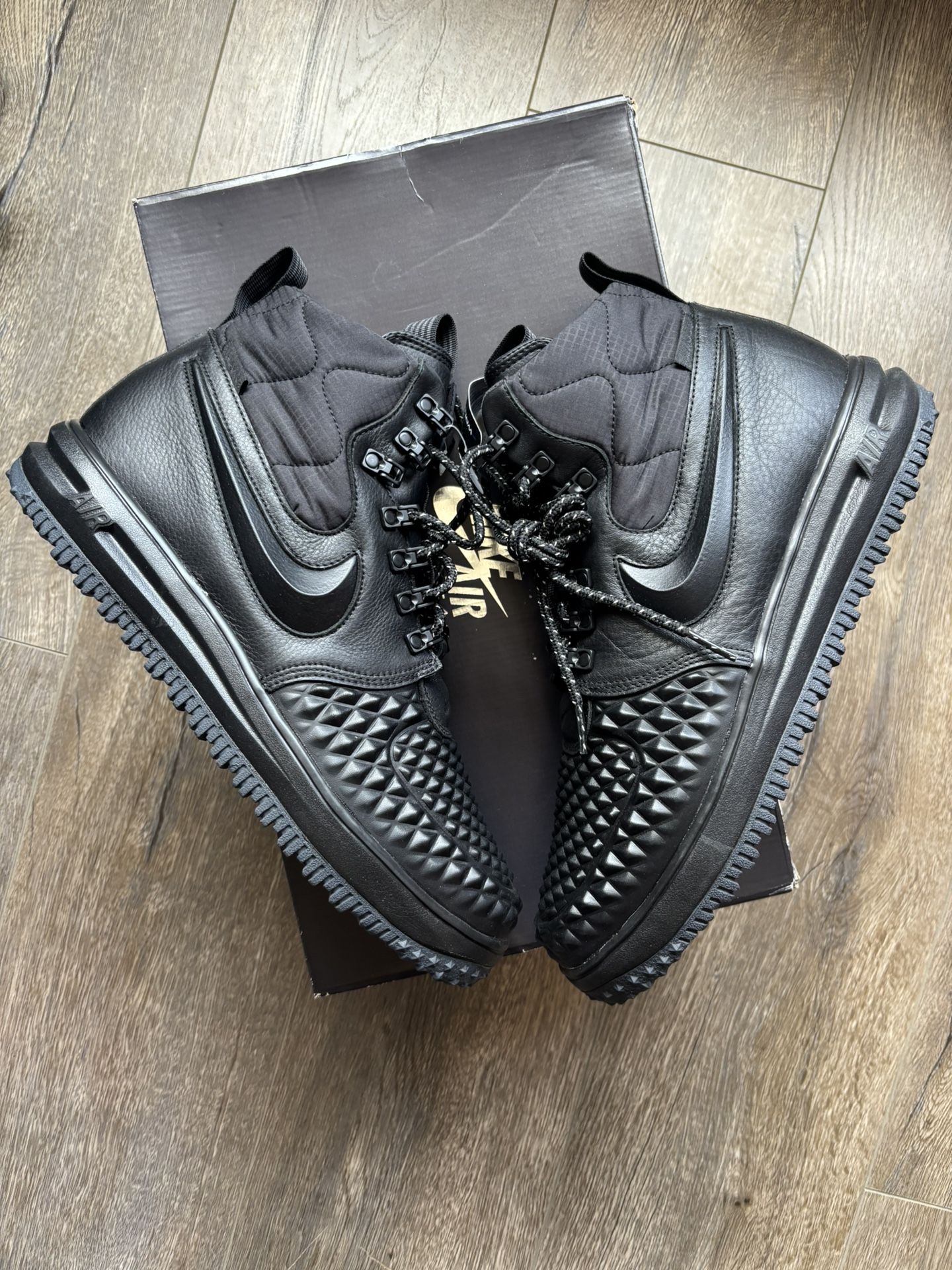 Nike Air Force 1 One Duckboot Black Mens Size 11