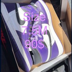 Jordan 1 Court Purple 