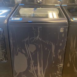 GE Profile 27inch Washer in Sapphire Blue