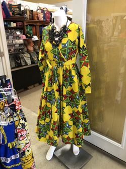 2 Piece African Dress Set