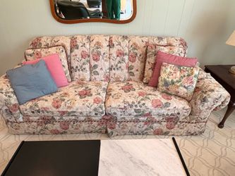 Floral vintage couch