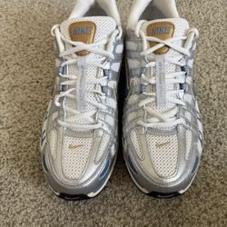 Nike P-6000 Shoes Metallic Silver Aegean Storm HJ7246-100 Mens Size 12