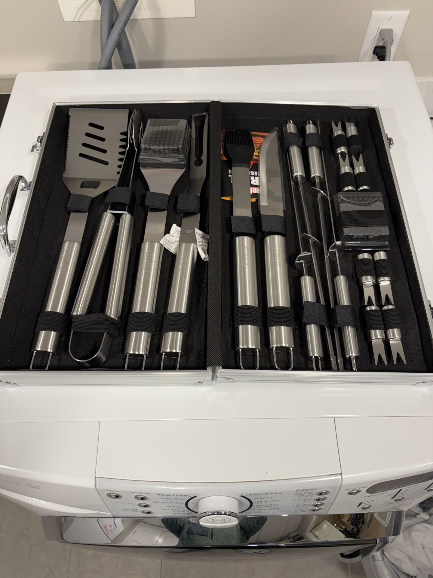 GRILLART BBQ Grill Utensil 19 Piece Tools Set