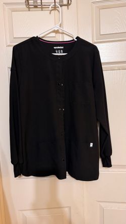 ScrubStar Women’s Medium Scrub Jacket Black