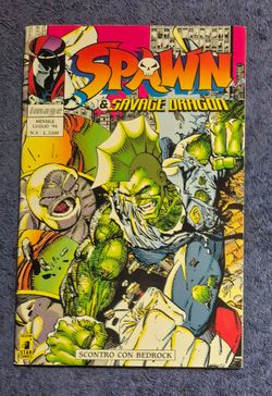 SPAWN & SAVAGE DRAGON N.4 ITALIAN EDITION 3-IN-1 IMAGE STAR COMICS 1ST ANGELA