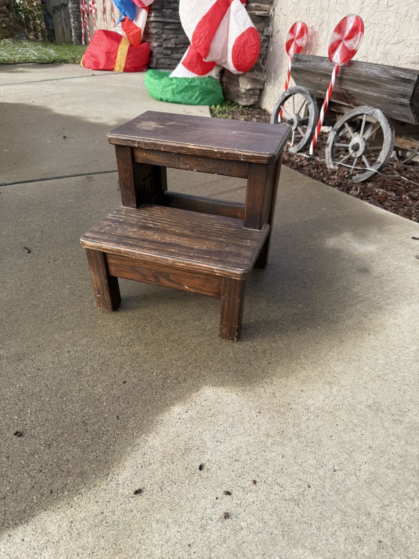 Kids Bathroom Stool Solid Wood