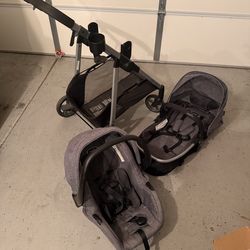 Evenflo Car seat Stroller and Bassinet