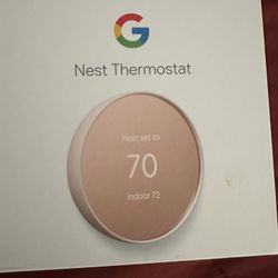 Robot Vacuum & Google Rose Gold Nest Thermostat 