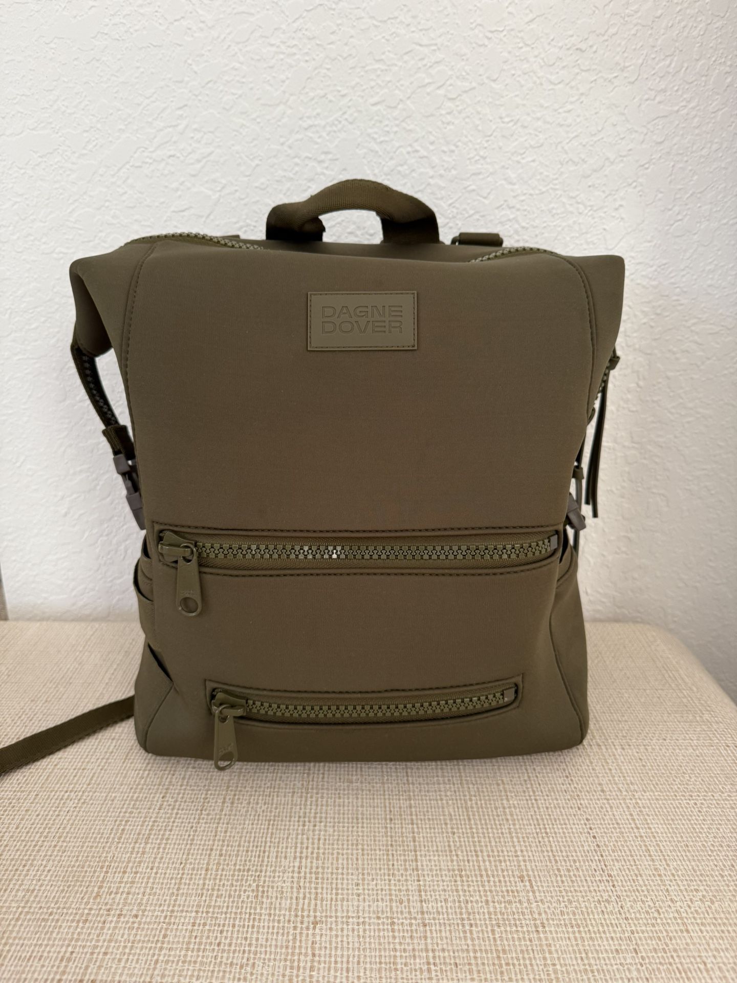 Dagne Dover Backpack Large, Dark Moss, Like New