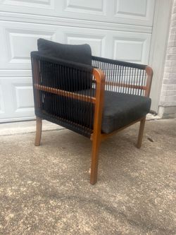 Black Outdoor Patio Chair