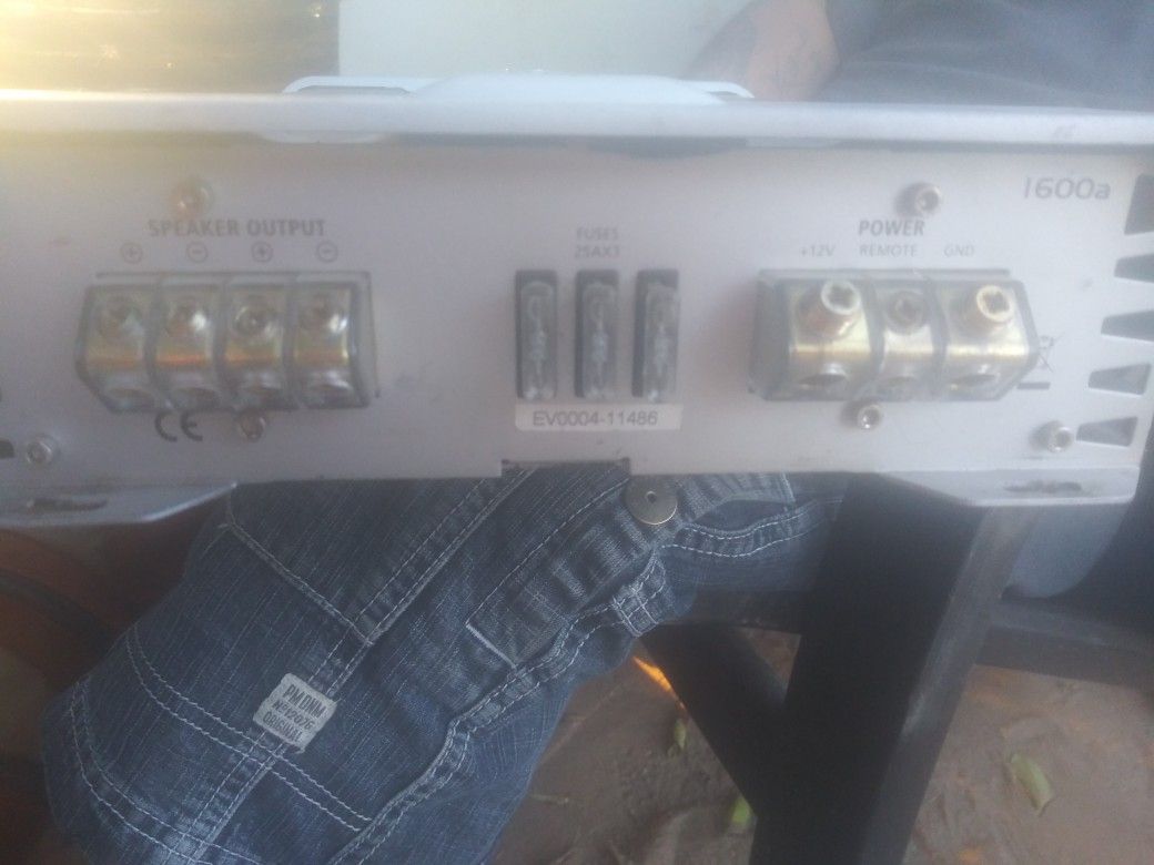 1500 Infinity Audio amp