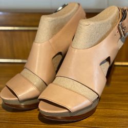 Michael Kors Leather Platform Shoe