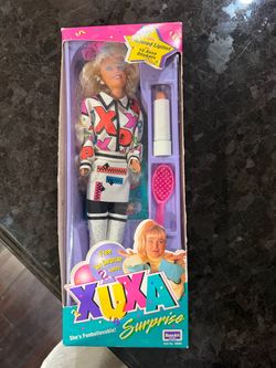 Vintage 1993 RoseArt Xuxa Doll - Superstar Surprise #20000 - Sealed NIB (Rare Graffiti Outfit Variant)